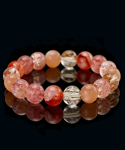 Custom Fortune Bracelet – Metal Element Crystal Bracelet for Wealth, Luck & Noble Support