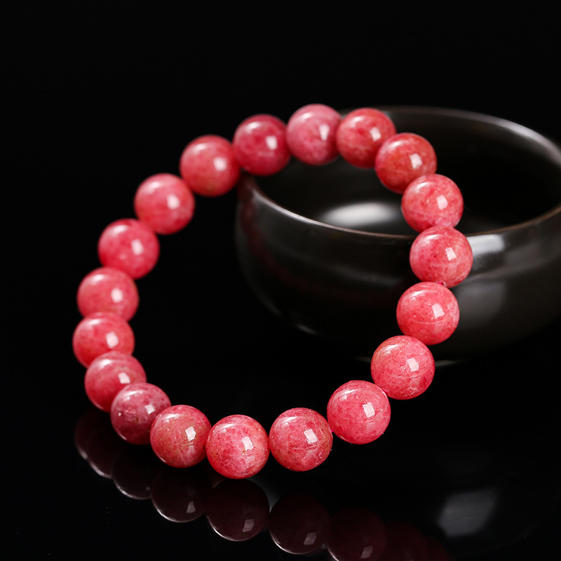 Cherry Blossom Rain Rose Quartz Bracelet For Women