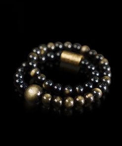 Black Gold Energy Bracelet:Powerful Negative Energy Removal and Aura Purification
