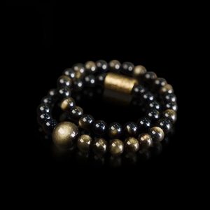 Black Gold Energy Bracelet:Powerful Negative Energy Removal and Aura Purification