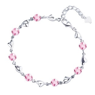 925 Sterling Silver Heart Of The Ocean Bracelet - Image 9