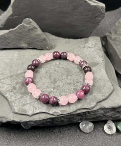 Garnet Crystal Fashionable Personalized Bracelet