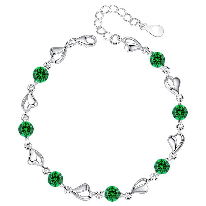 925 Sterling Silver Heart Of The Ocean Bracelet - Image 10